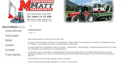 Desktop Screenshot of matt-erdbewegung.com